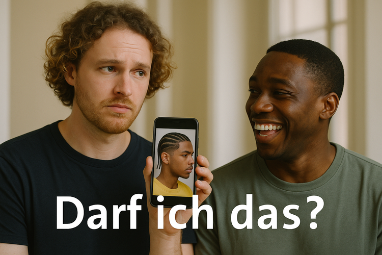 Cornrows mit Genehmigung
