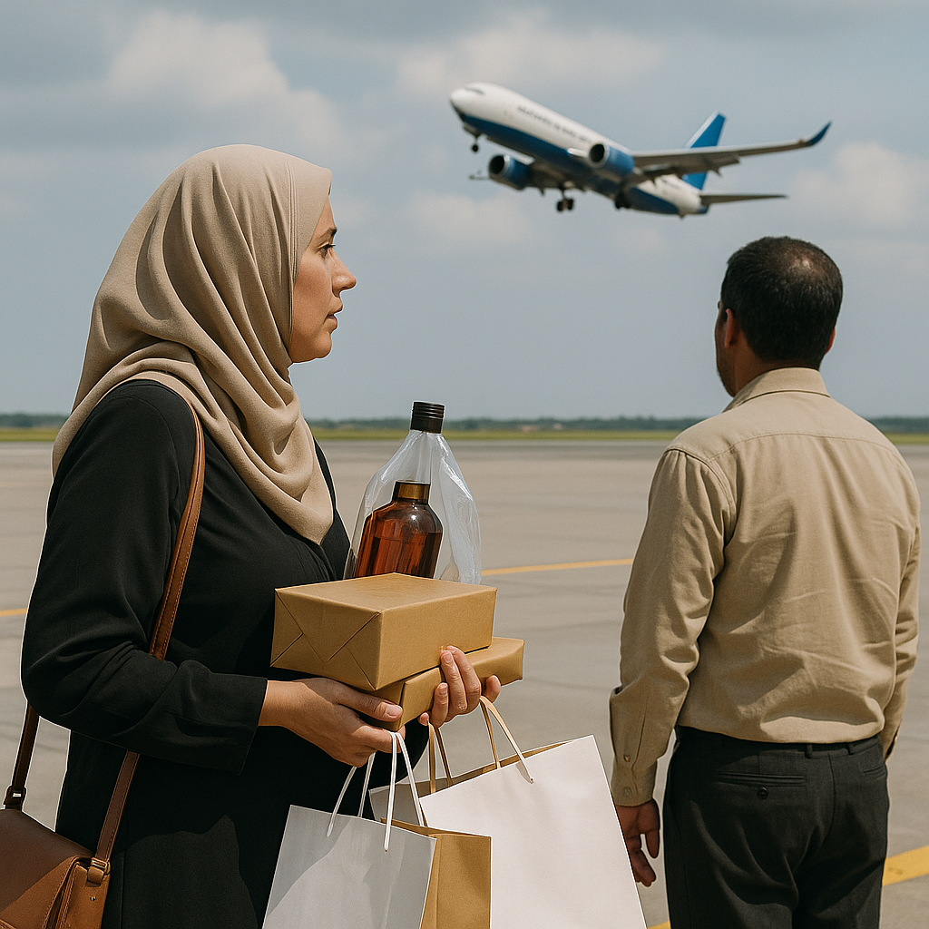 Fluchtrettungsflieger wegen Shoppingtour verpasst