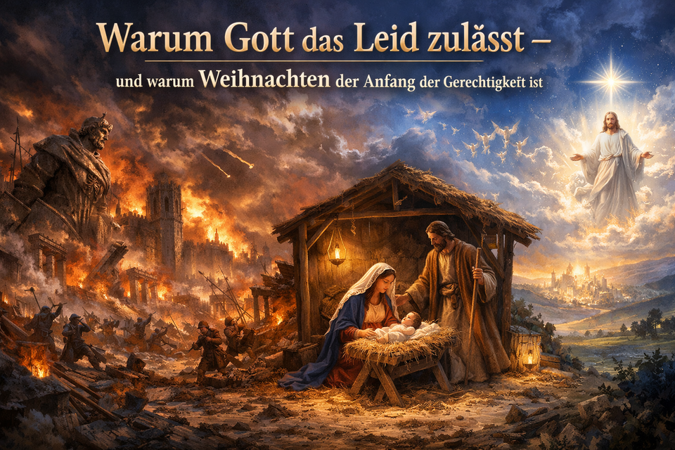 Warum Gott das Leid zulässt – und warum Weihnachten der Anfang der Gerechtigkeit ist